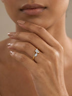 Pavé Bloom Bypass Ring