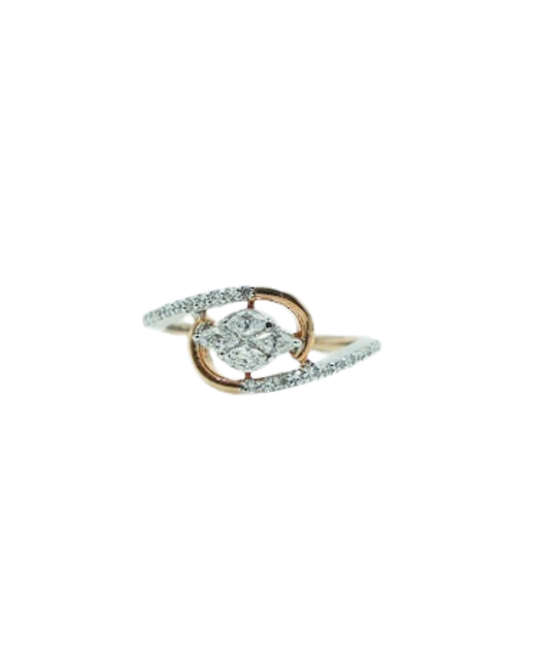 Marquise Eye Halo Ring