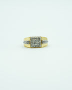 Men's Crossbar Pavé Ring