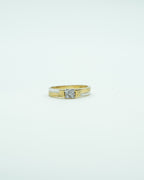 Men's Two-Tone Channel Band Ring