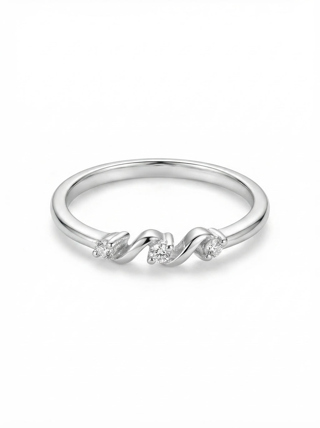 Twisted Trio Diamond Band
