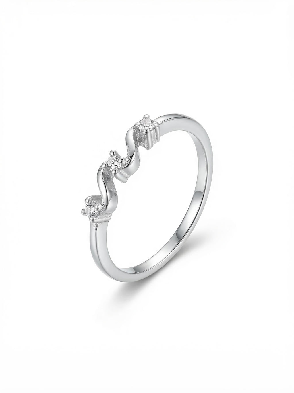 Twisted Trio Diamond Band