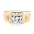 Grid Cluster Band Ring