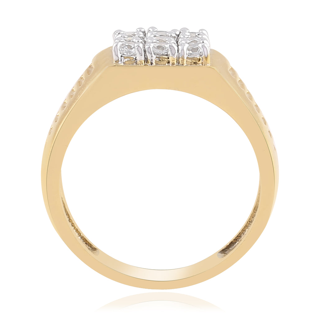 Grid Cluster Band Ring