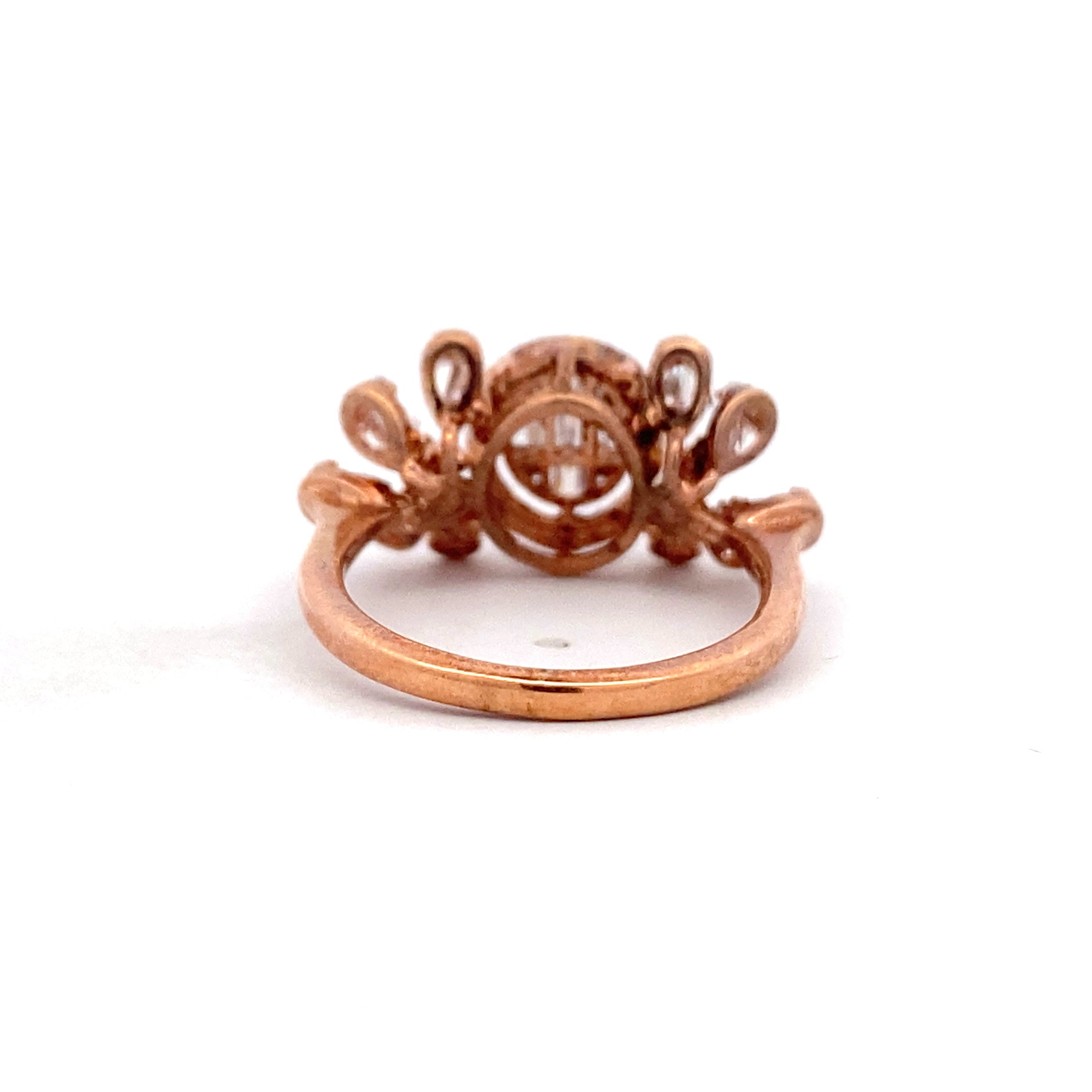 Baguette Cluster Statement Ring