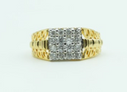 Men's Pavé Silver Ring