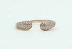 Pavé Dome Open Ring