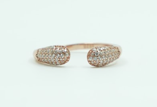 Pavé Dome Open Ring