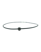 Black Pearl Rubber Choker