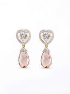 Heart & Blush Teardrop Earrings