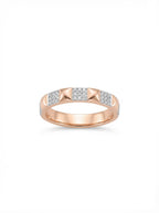 Pyramid Stud Pavé Band