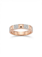 Pyramid Stud Pavé Band