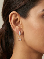 Pearl Leaf Earrings