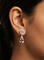 Heart & Blush Teardrop Earrings