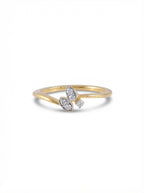 Marquise Petal Silver Ring