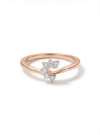 Starburst Cluster Silver Ring