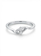 Twin Stone Twist Ring