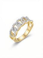 Full Pavé Chain Band Ring