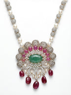 Emerald Ruby Bridal Set
