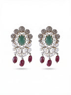 Emerald Ruby Bridal Set