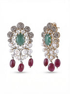 Emerald Ruby Bridal Set