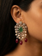 Emerald Ruby Bridal Set