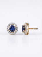 Sapphire Halo Set