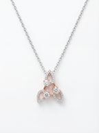 Trinity Crystal Silver Pendant