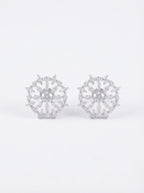 Snowflake Marquise Crystal Studs