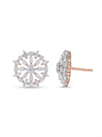 Snowflake Marquise Crystal Studs