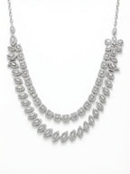Double Strand Marquise Necklace