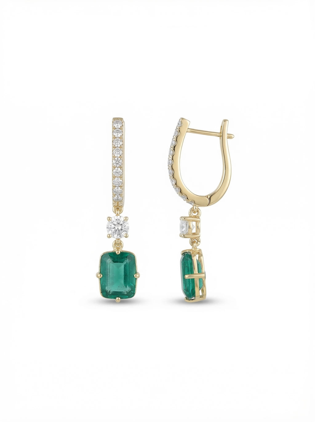 Crystal Huggie Earrings