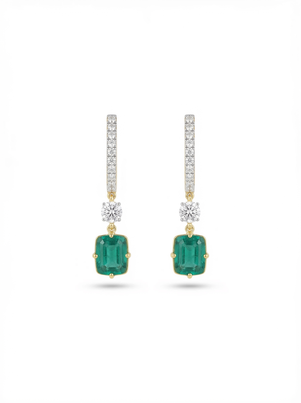 Crystal Huggie Earrings