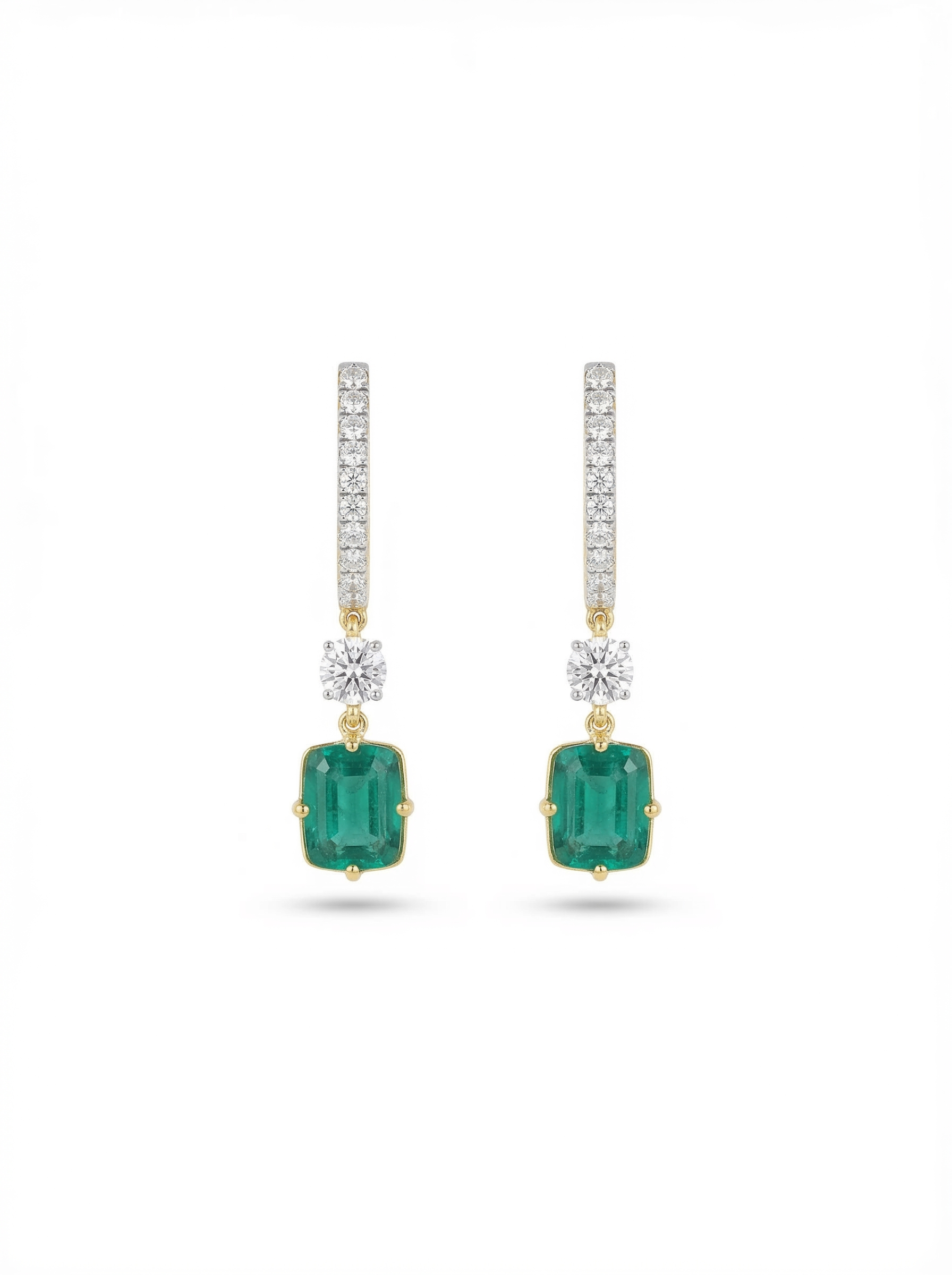 Crystal Huggie Earrings