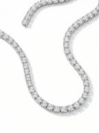 Classic Silver Single line Necklace