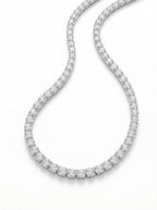 Classic Silver Single line Necklace