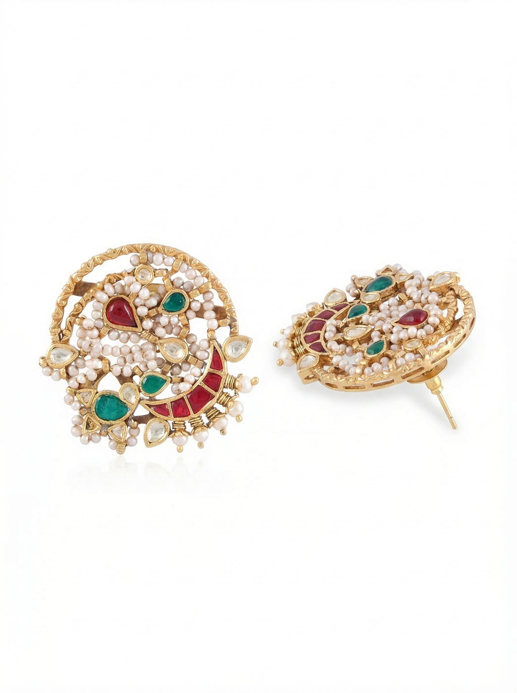 Antique Chand Stud Earrings