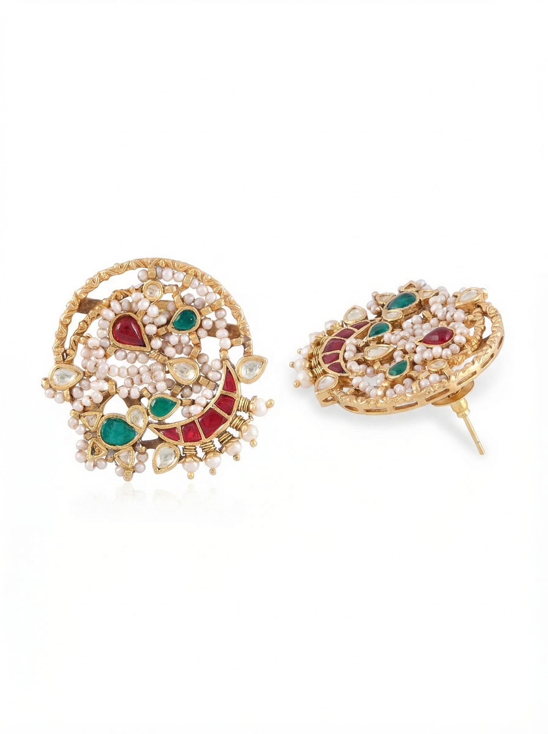 Antique Chand Stud Earrings