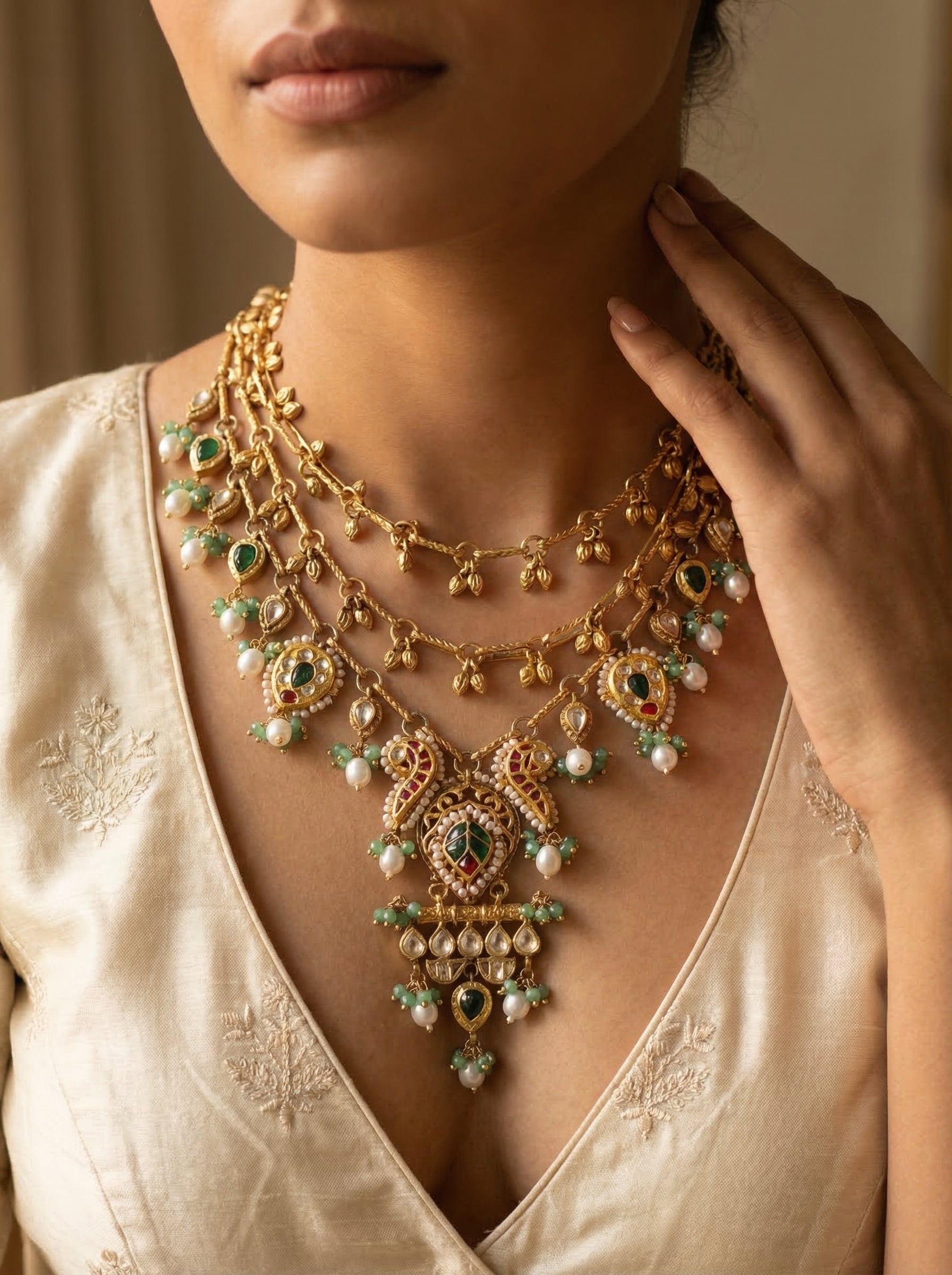 Antique Layered Bridal Set
