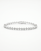 Moissanite Zigzag Tennis Bracelet