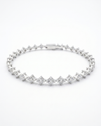 Moissanite Zigzag Tennis Bracelet
