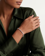 Moissanite Zigzag Tennis Bracelet