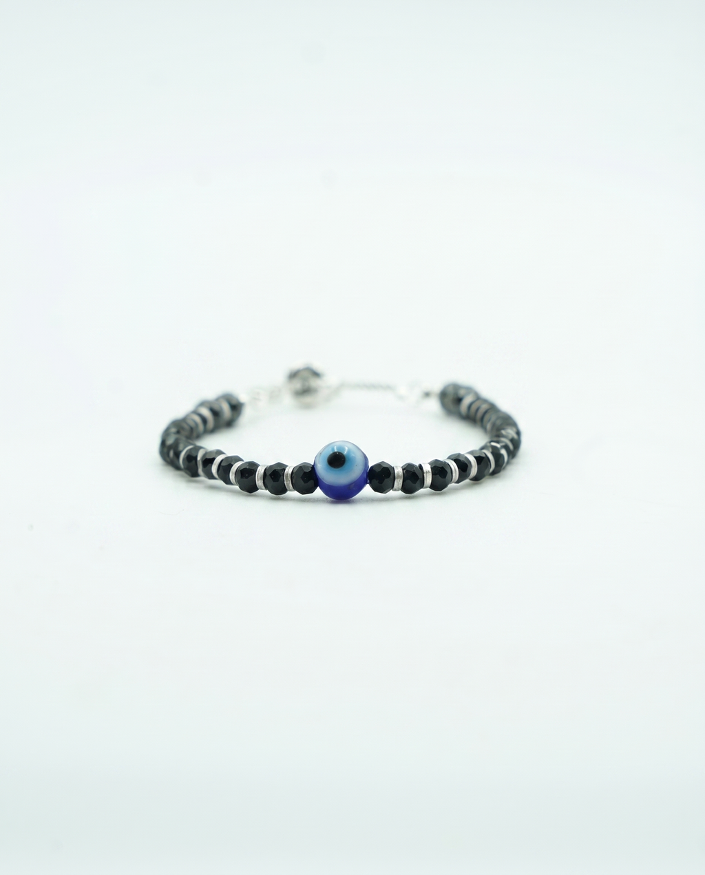 Evil Eye Black Bead Bracelet