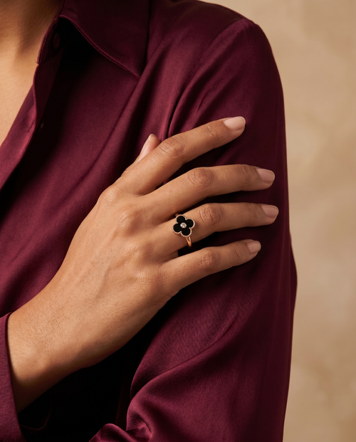 Black Clover Silver Ring