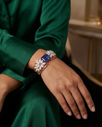 Sapphire Lattice Bangle