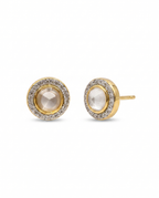 Halo Crystal Stud Earrings