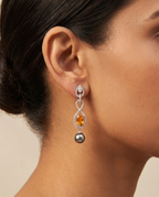 Amber Stone Tahitian Drops