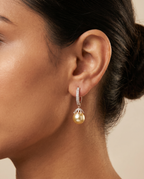 Hoop Crown Pearl Drop