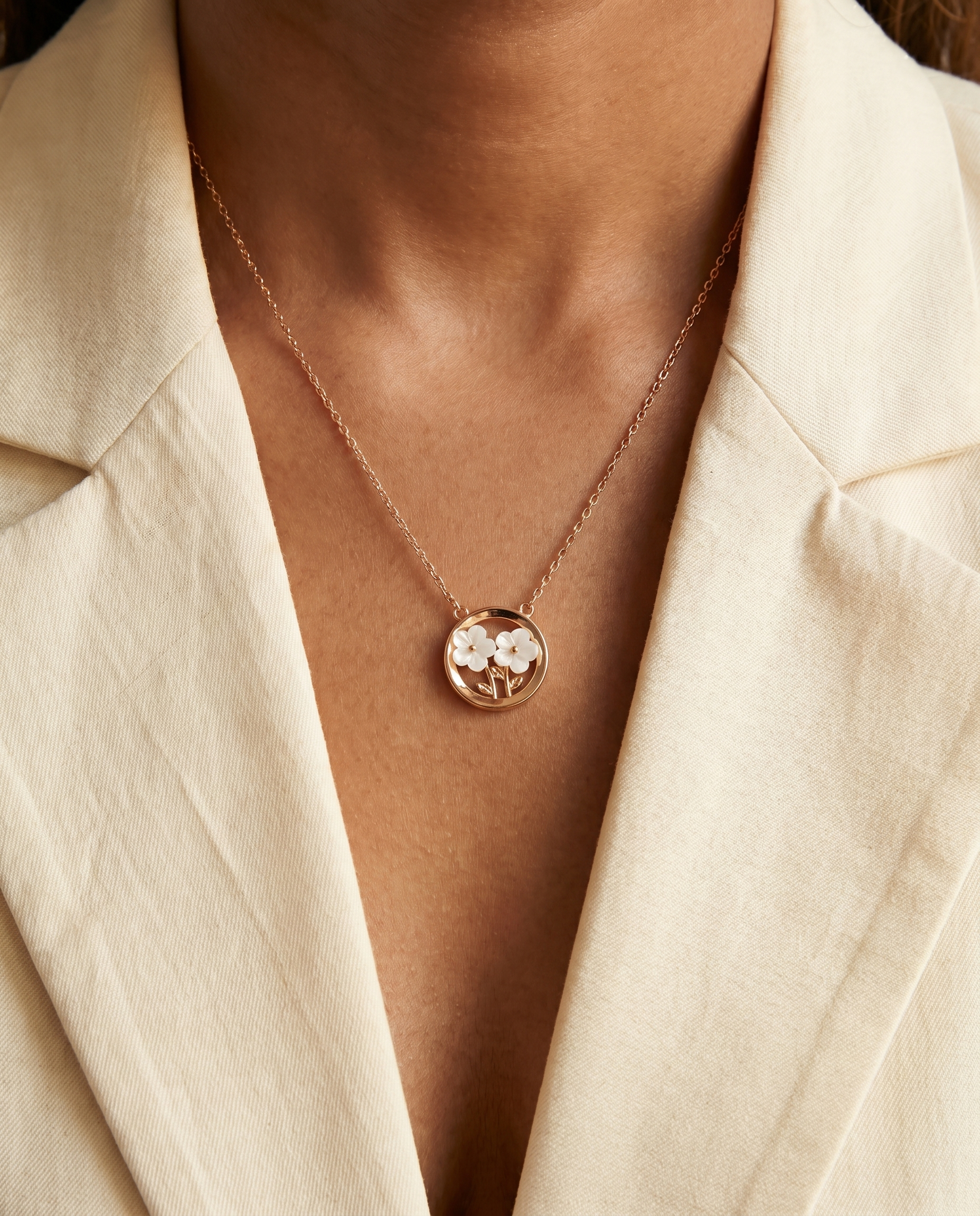 Blossom Circle Necklace