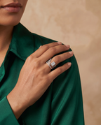 Five Band Cage Cocktail Ring